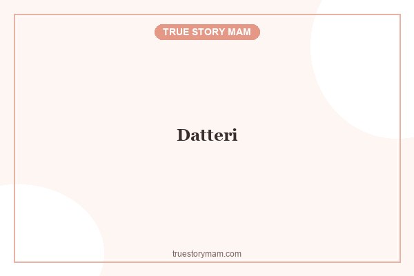 PASTA DI DATTERI