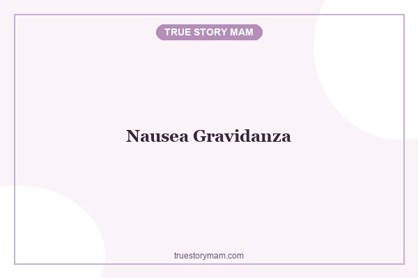 nausea-gravidanza